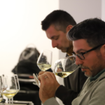 Volio Team_Ale and Leo smelling wine_Square